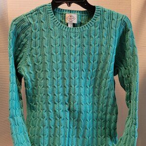St John's Bay Women's Sweater Size L, Turquoise